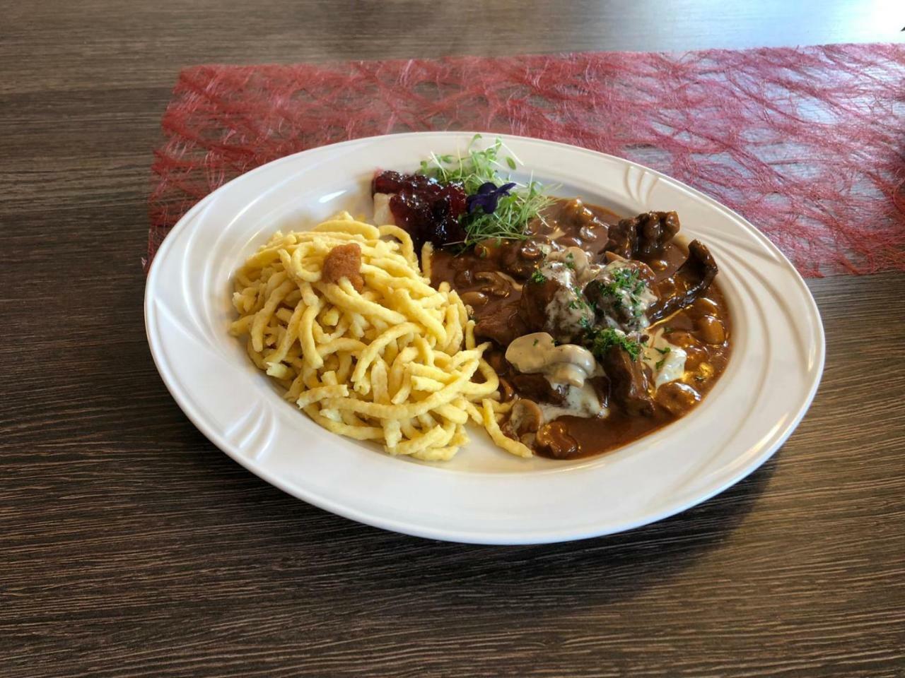Hotel Cafe Waldeck Wuestenrot Eksteriør bilde